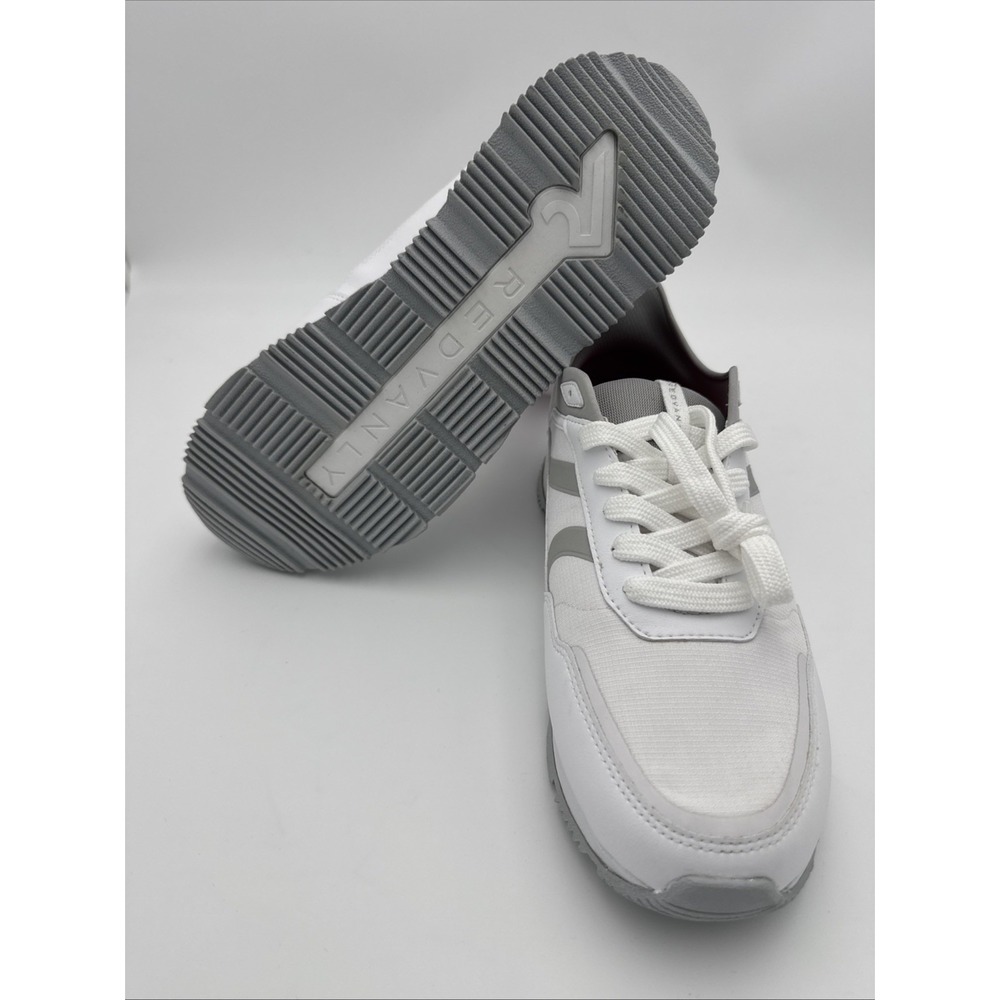 Redvanly Mens 12 Challenger Golf Spikeless Sneakers Shoes White Grey NEW‎